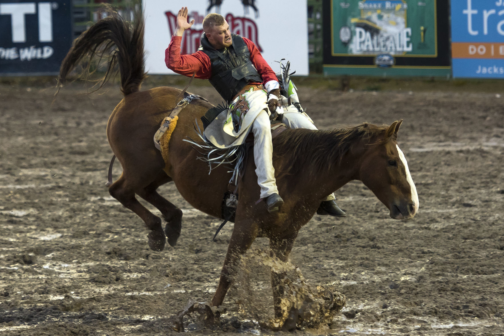 Opening night of Jackson Hole Rodeo